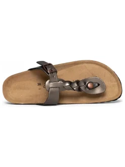 Teenslippers "Reggio" grijs