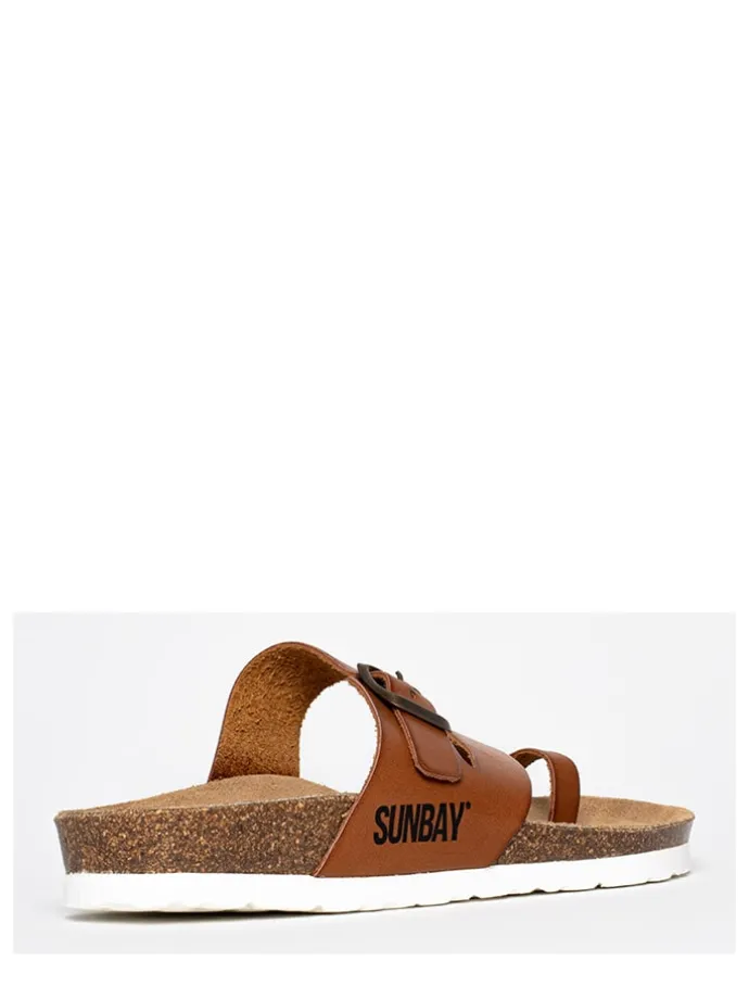 Teenslippers "Rita" lichtbruin