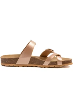 Teenslippers roségoudkleurig