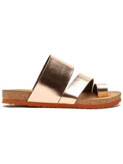 Teenslippers roségoudkleurig