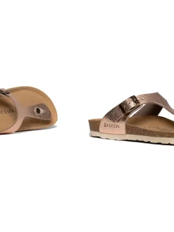Teenslippers roségoudkleurig