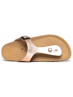 Teenslippers roségoudkleurig