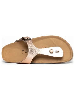 Teenslippers roségoudkleurig