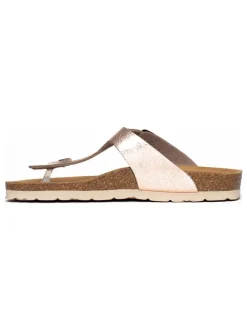 Teenslippers roségoudkleurig