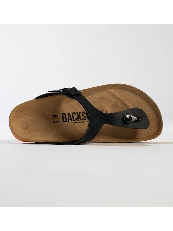 Teenslippers "Singapore" zwart