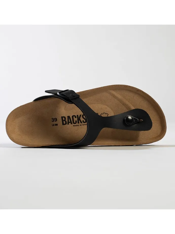 Teenslippers "Singapore" zwart