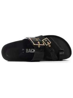 Teenslippers "Valdivia" zwart