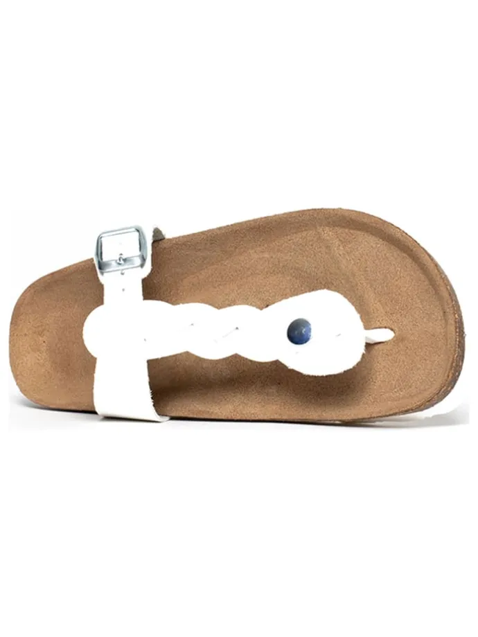 Teenslippers wit