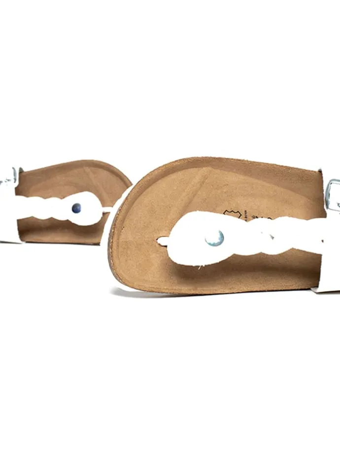 Teenslippers wit