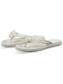 Teenslippers wit