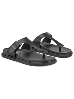 Teenslippers zwart