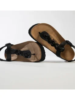 Teenslippers zwart
