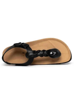 Teenslippers zwart