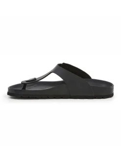 Teenslippers zwart