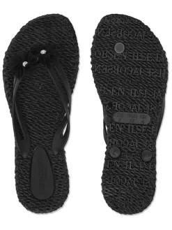 Teenslippers zwart