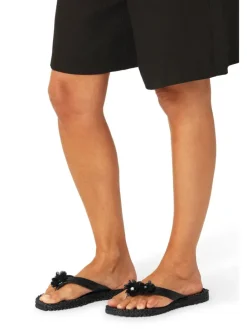 Teenslippers zwart