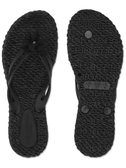 Teenslippers zwart