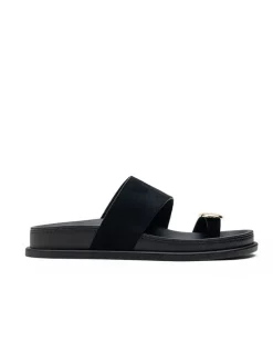 Teenslippers zwart