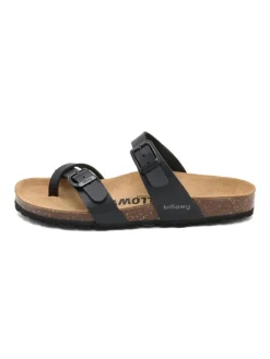 Teenslippers zwart