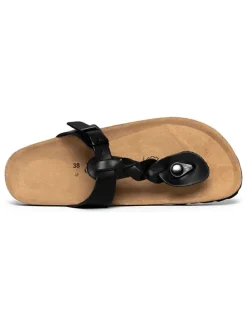 Teenslippers zwart