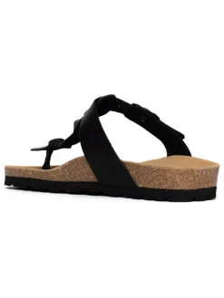 Teenslippers zwart
