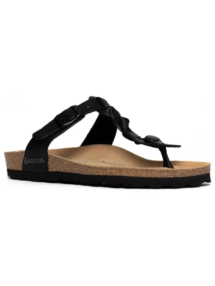 Teenslippers zwart