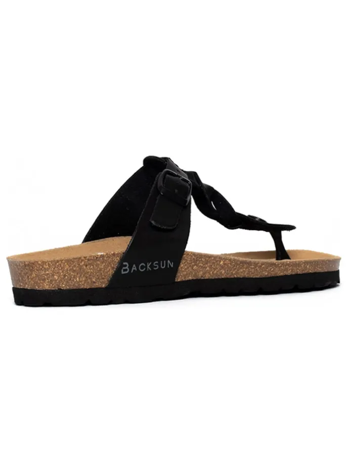 Teenslippers zwart