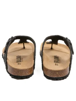 Teenslippers zwart