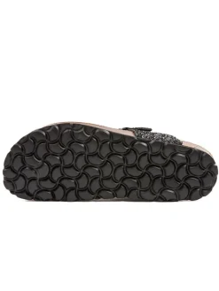 Teenslippers zwart