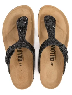 Teenslippers zwart
