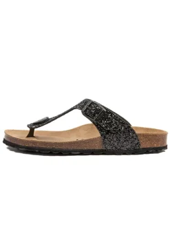 Teenslippers zwart