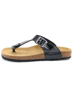 Teenslippers zwart