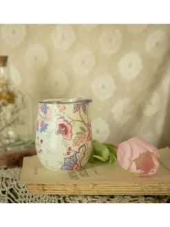 Thermobeker "Bohemian" mintgroen/paars - 250 ml