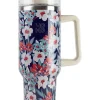Thermobeker "Casablanca" blauw/rood/wit - 1200 ml