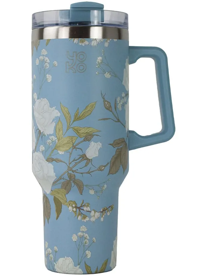 Thermobeker "Milano" lichtblauw - 1200 ml