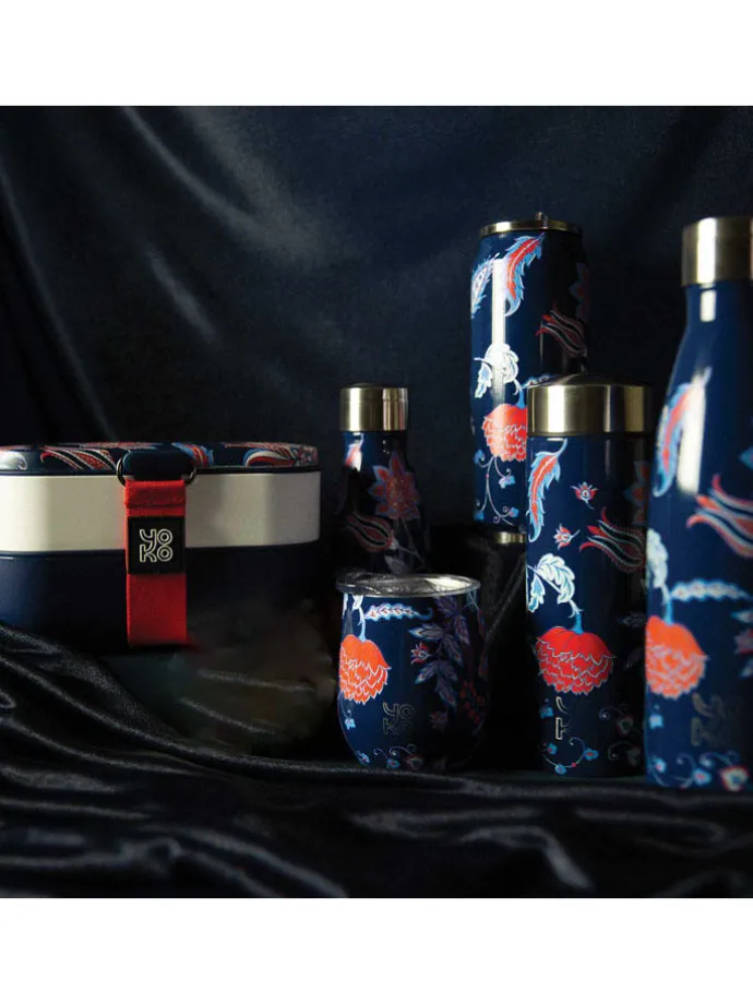 Thermobeker "Seoul" donkerblauw - 500 ml