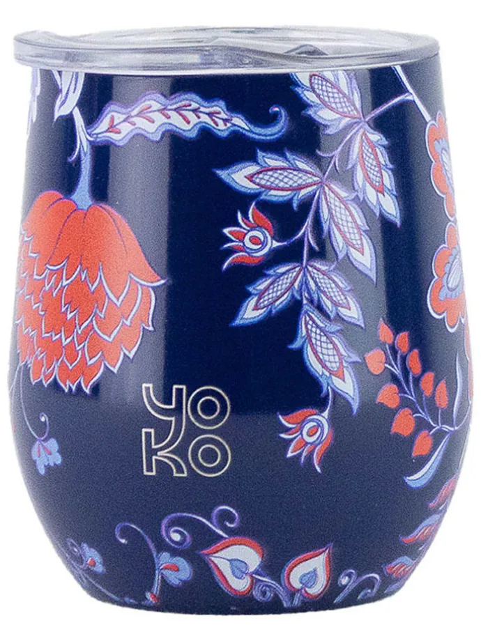 Thermobeker "Seoul" donkerblauw - 250 ml