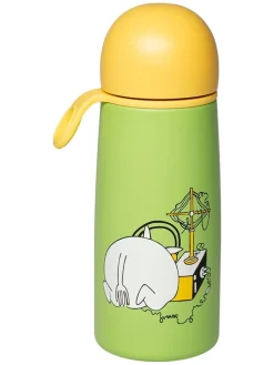 Thermofles "Moomintroll" geel/groen - 450 ml