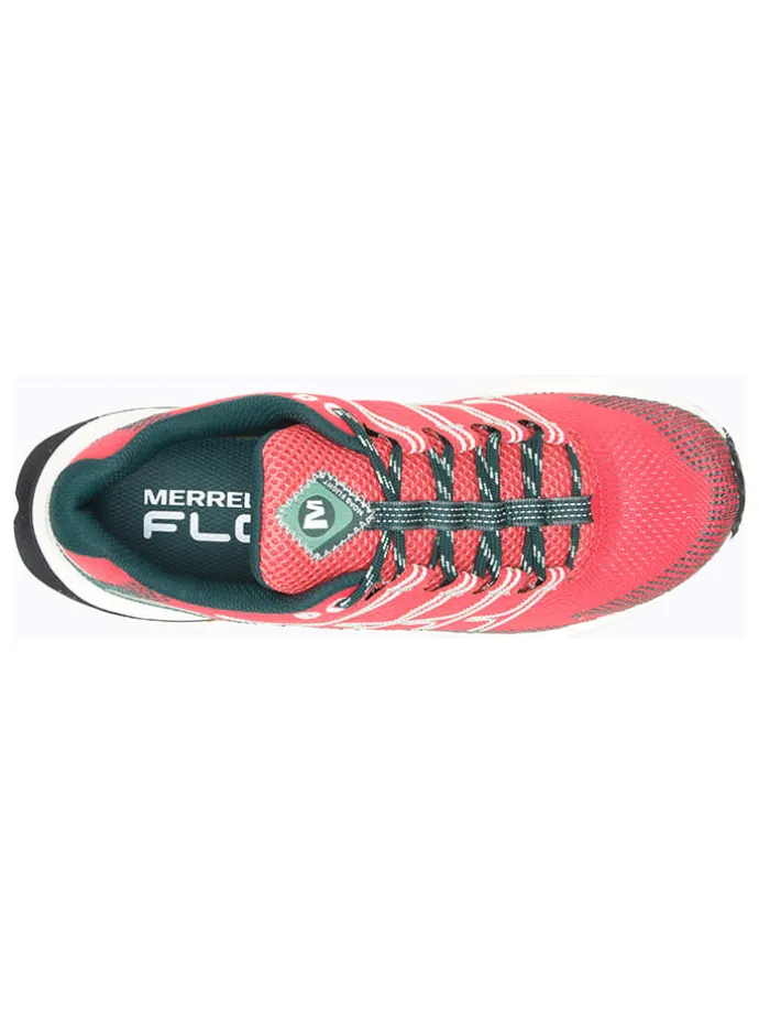 Trailrunningschoenen "Moab" koraalrood/groen