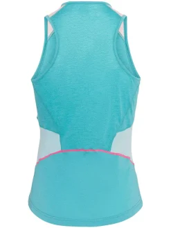 Trainingstop "Alma" turquoise/lichtroze