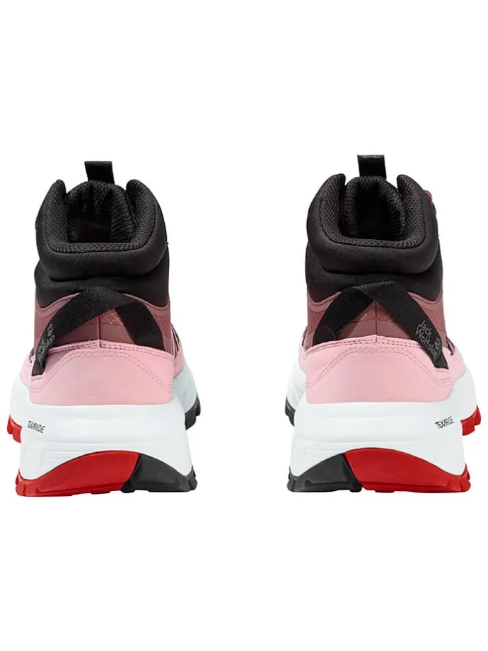 Trekkingboots "Wild Hike Texapore Mid" roze