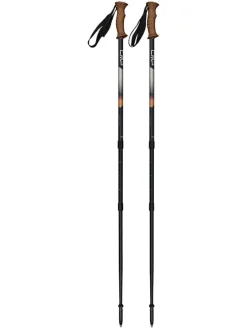 Trekkingstok "Trivor" zwart/bruin
