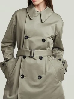 Trenchcoat olijfgroen