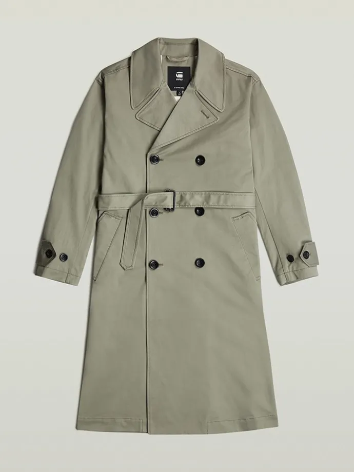Trenchcoat olijfgroen