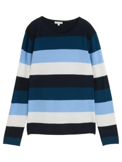 Trui blauw/donkerblauw/zwart