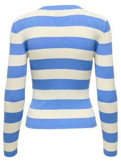 Trui blauw/wit