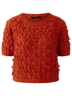 Trui bruinrood