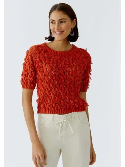 Trui bruinrood