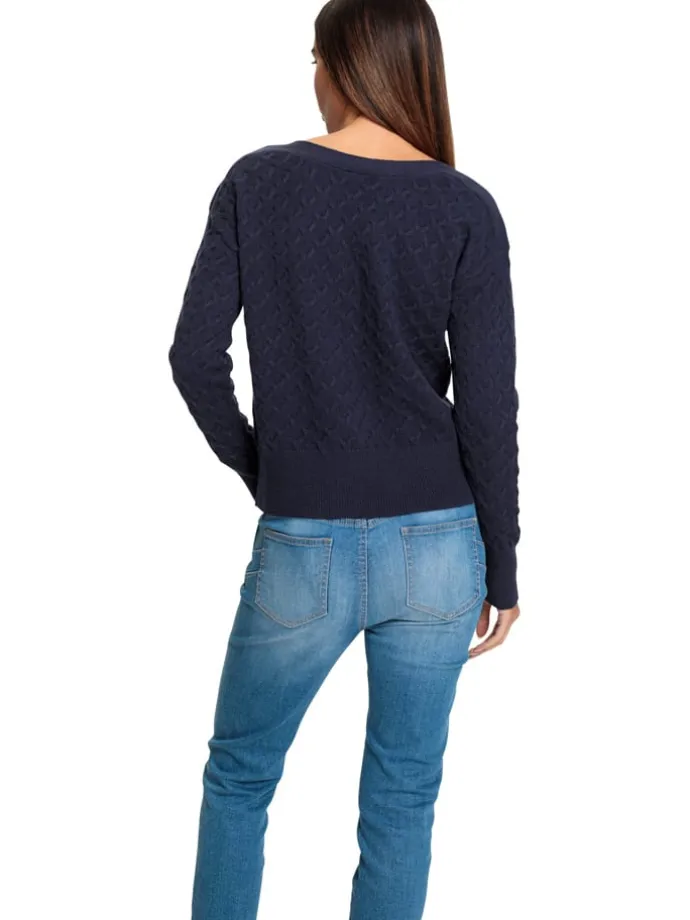 Trui donkerblauw