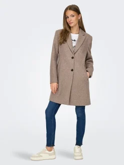 Tussenmantel "Echo" taupe
